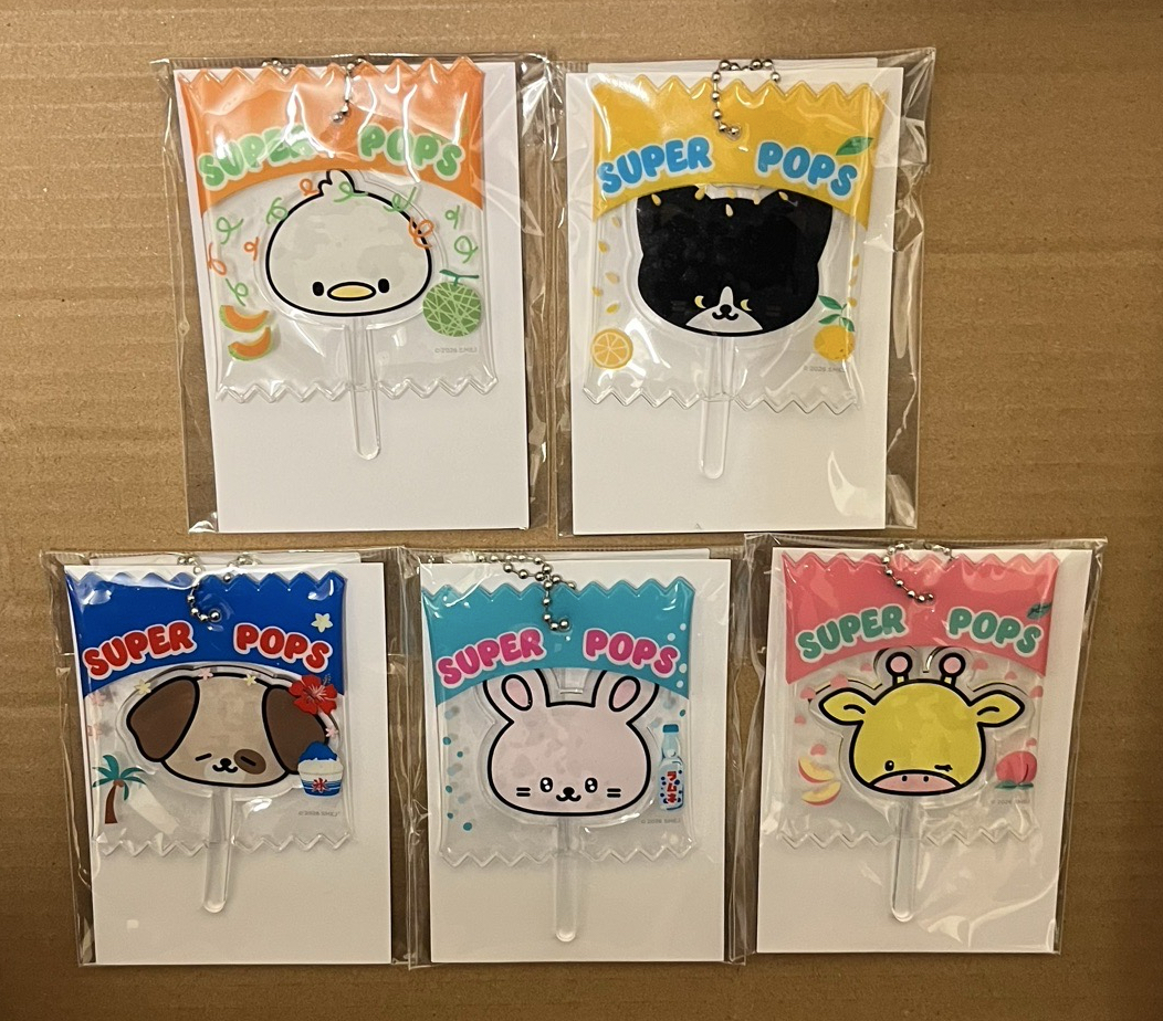 SJ日本超市棒棒糖吊飾（利特藝聲赫宰東海厲旭）