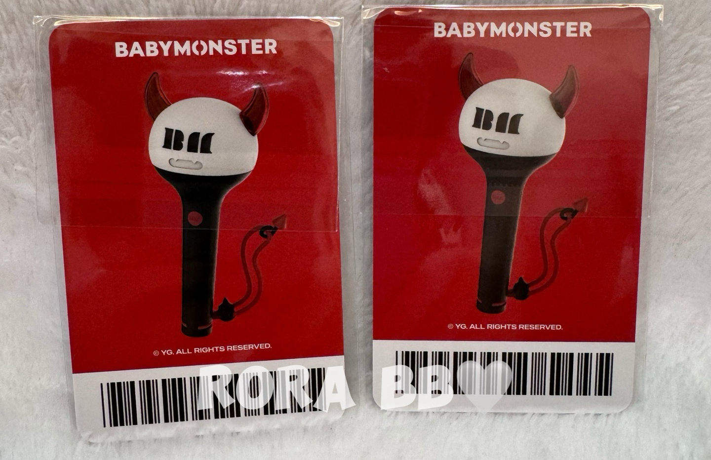 競標 🩵BABYMONSTER AHYEON PHARITA 線下手燈卡 未拆 合售