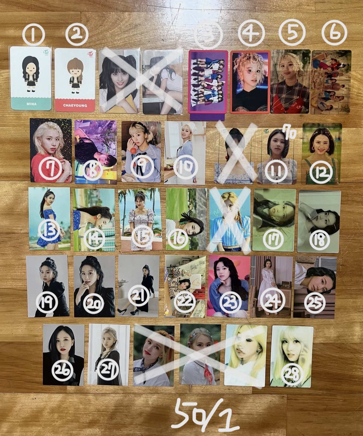 TWICE 各種小卡②