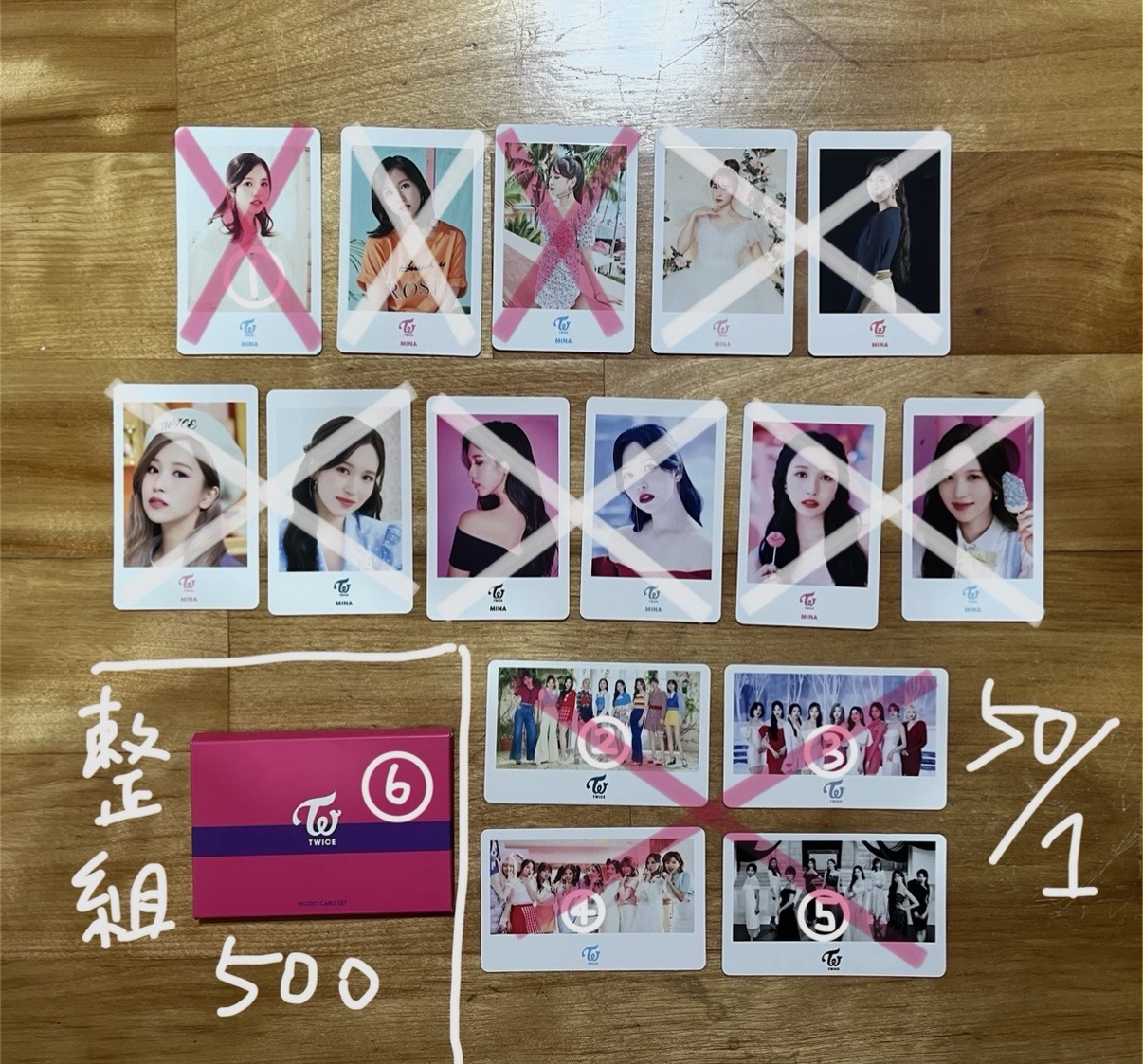 TWICE 日本拍立得小卡