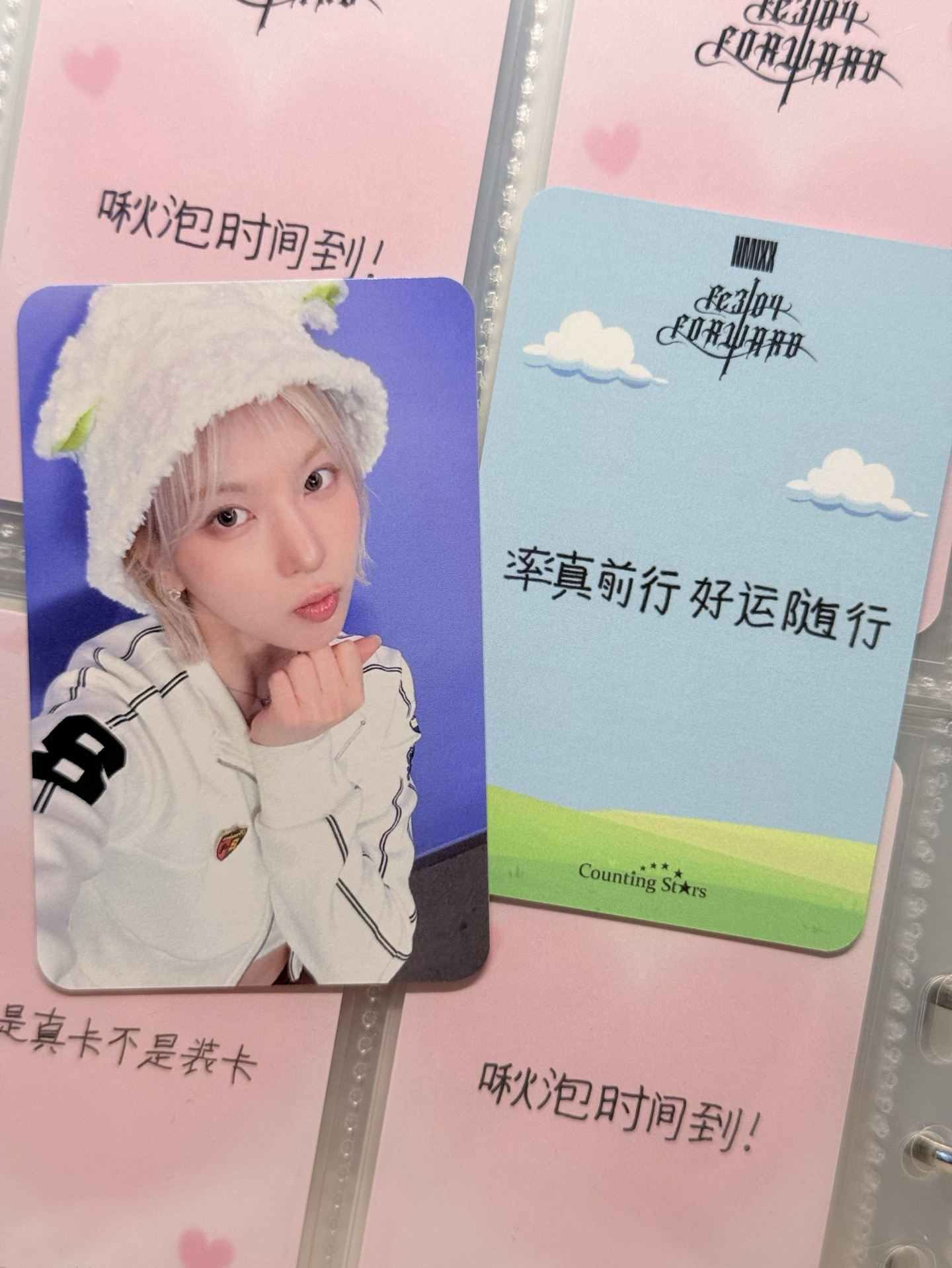 小羊裴 中文卡背 一張