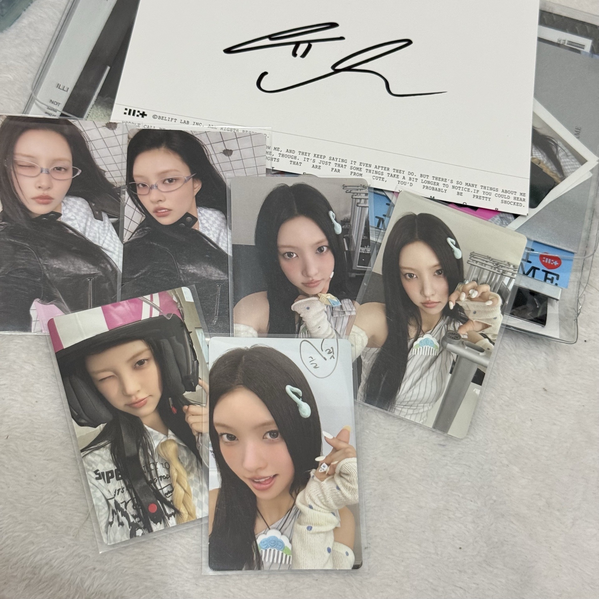 ᴺᴼᵀ ᶜᵁᵀᴱ ᴬᴺᵞᴹᴼᴿᴱ 盧玧我親簽全專