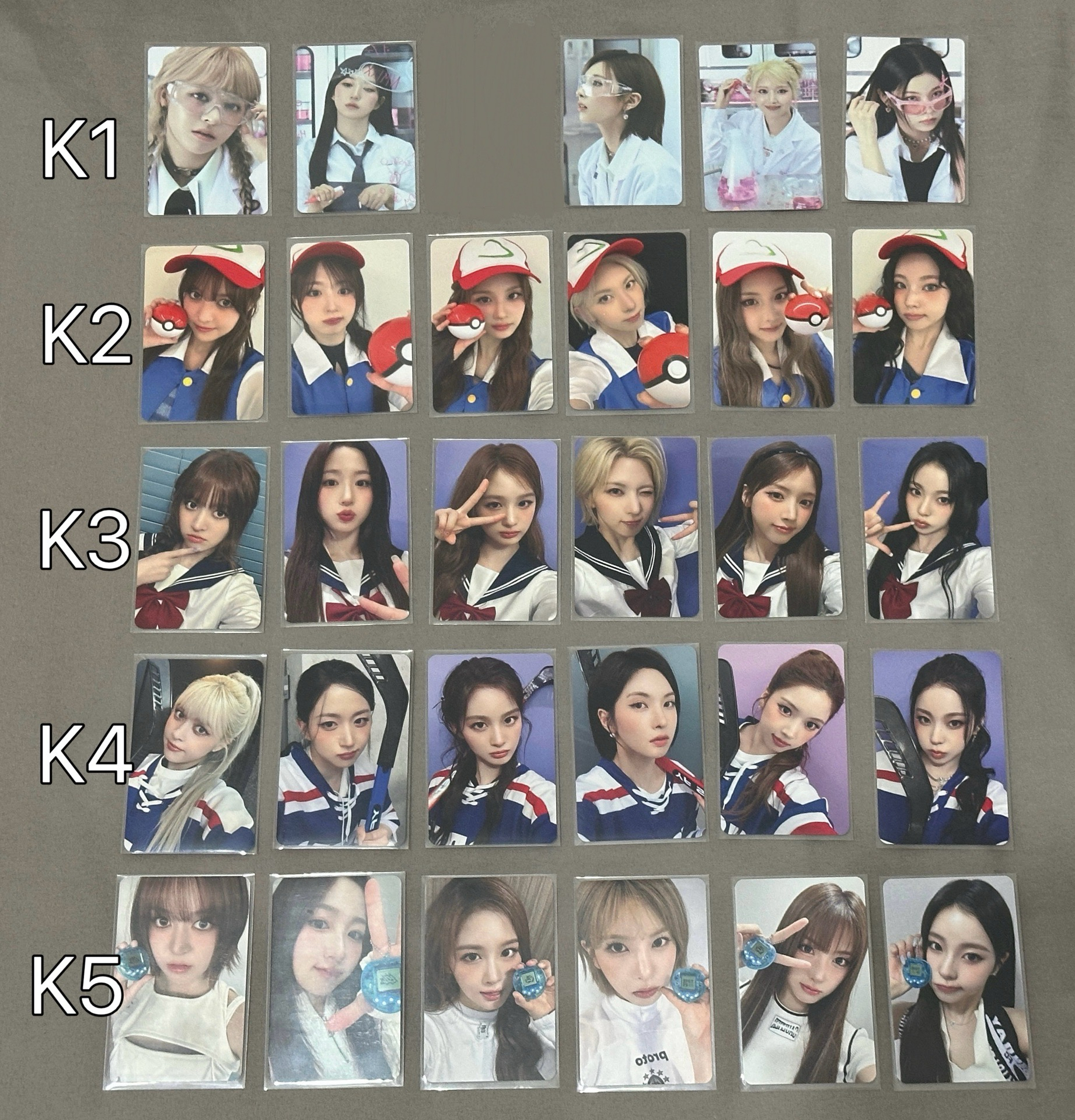 全員小卡（套出）