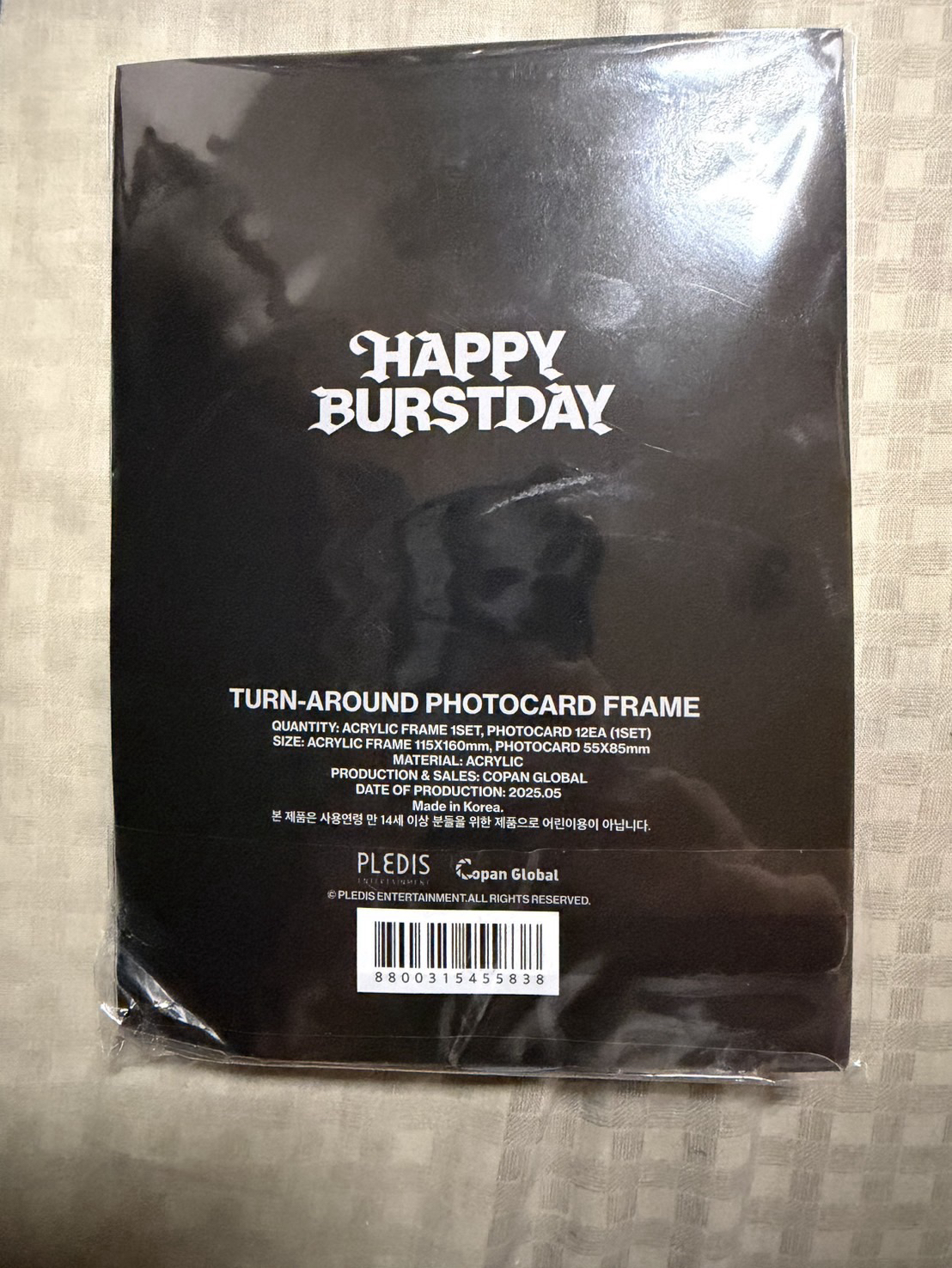 HAPPY BURSTDAY POP-UP-壓克力旋轉展示架