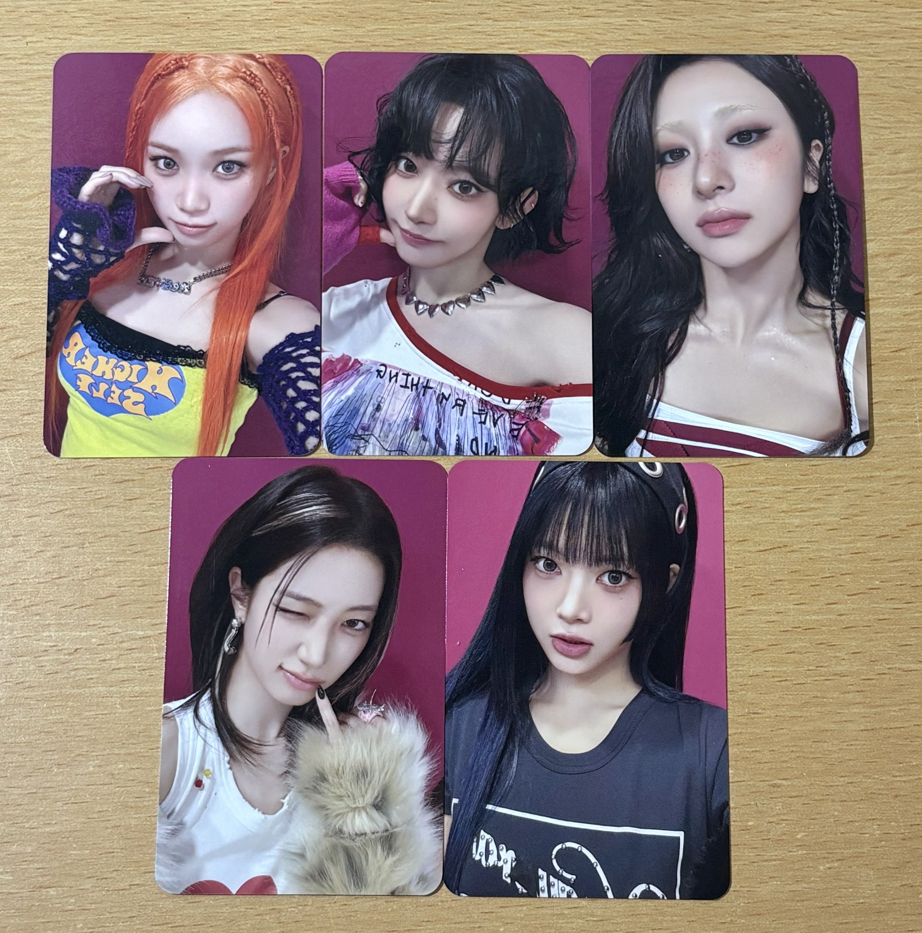 LE SSERAFIM SPAGHETTI 采源 櫻花 允真 一葉 恩採 Makestar MS 3.0 特典 小卡