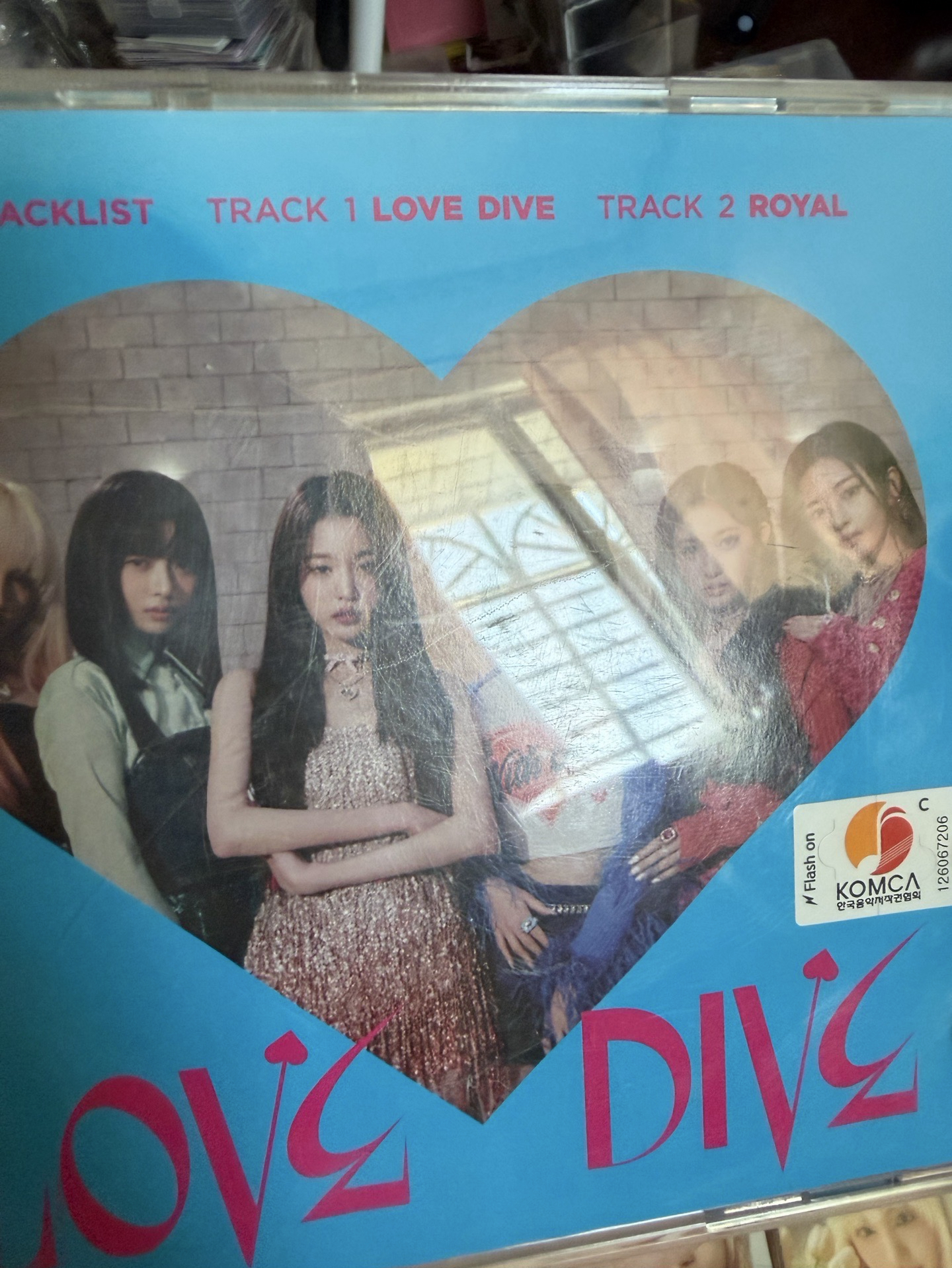 Liz LOVE DIVE 專輯 JEWEL 單封 + 6張小卡