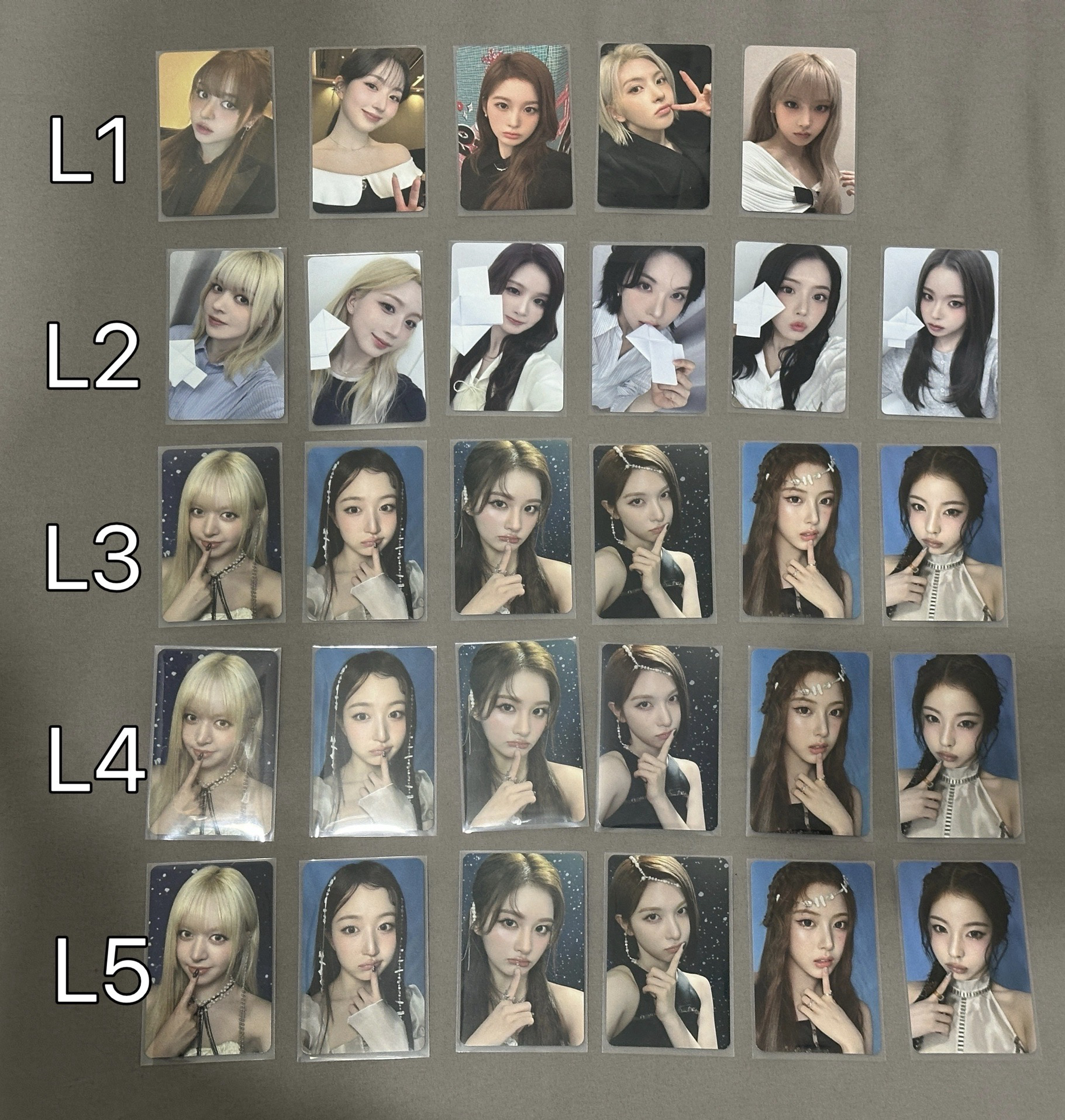 全員小卡（套出）