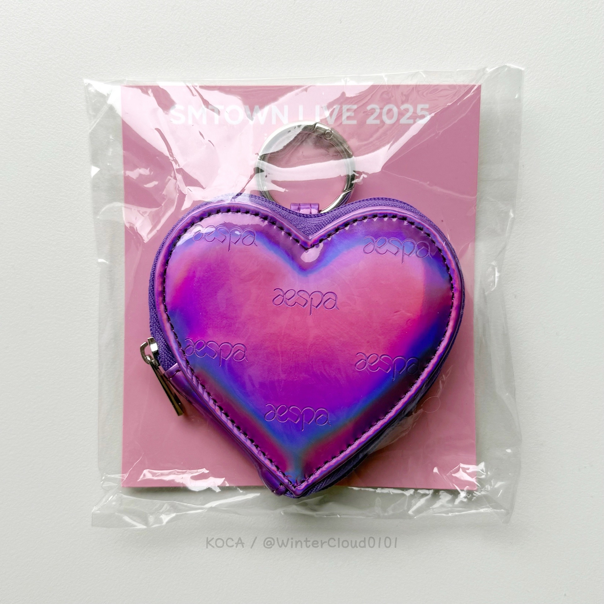 SMTOWN 2025 東京場 愛心造型收納包