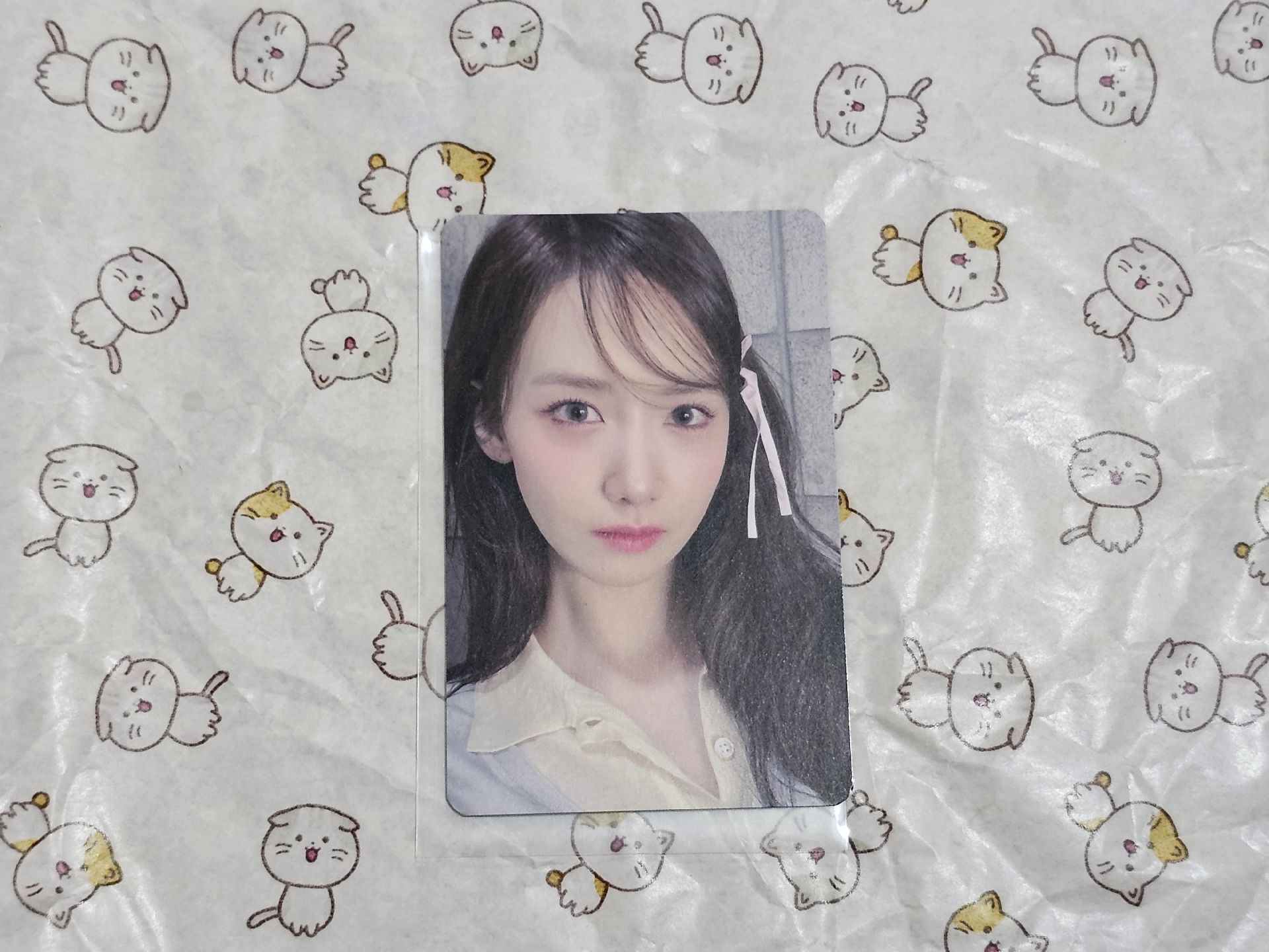 Yoona 2024生日快閃 袋子 周邊卡 