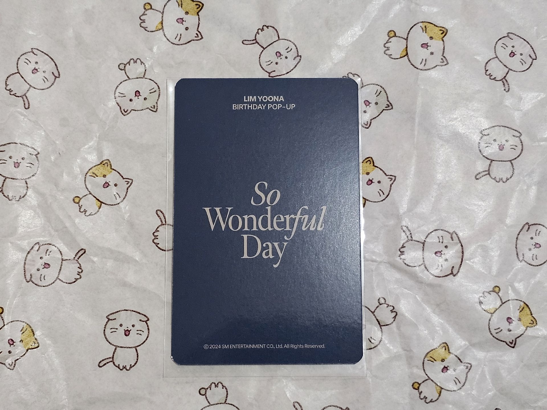 2024生日快閃 袋子 周邊卡 