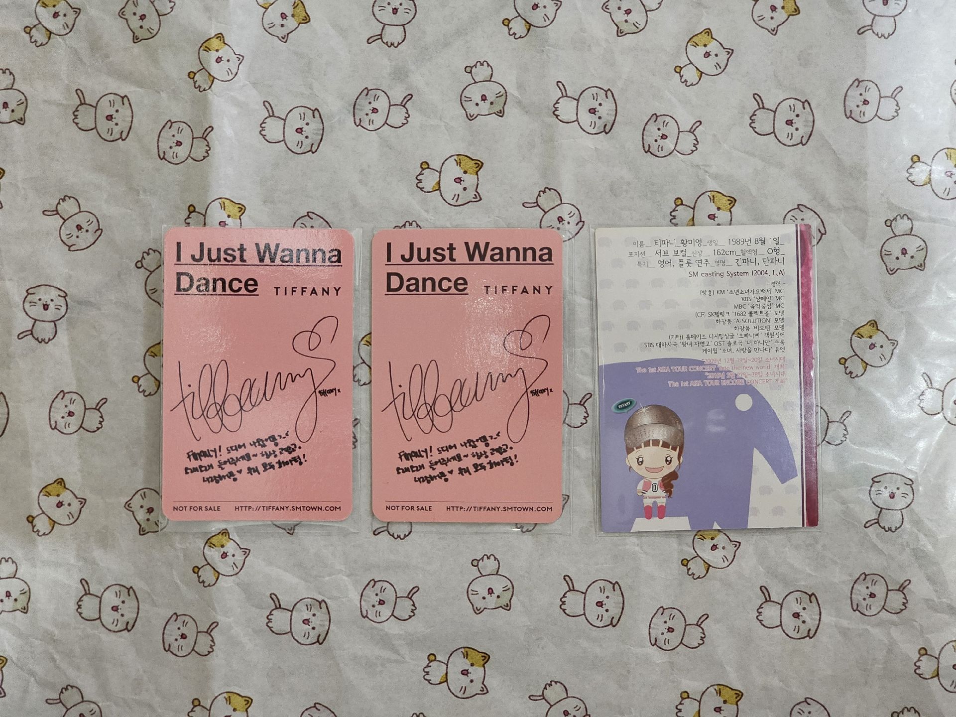 Tiffany I Just Wanna Dance 專輯卡 