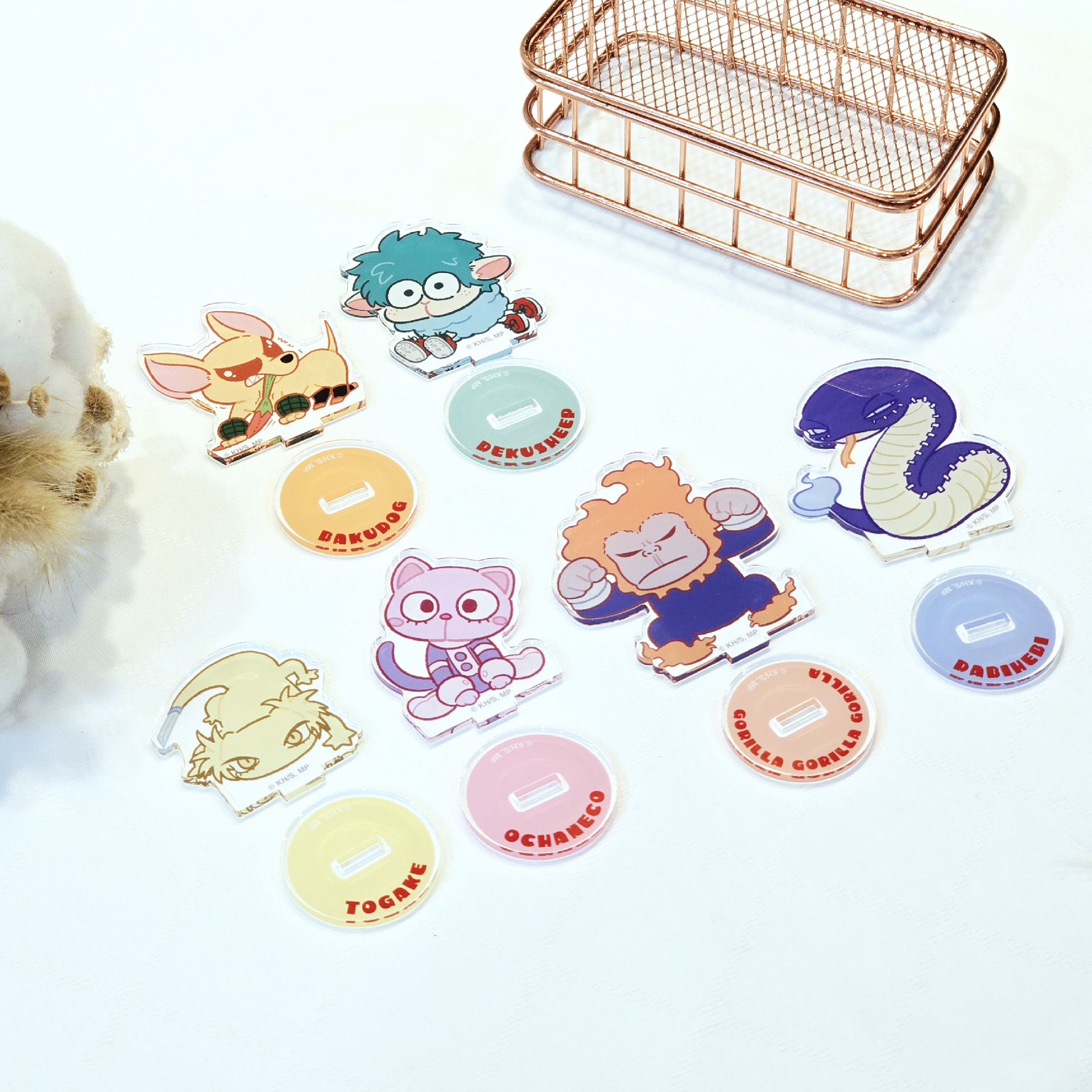 我的英雄學院 小動物立牌 2隻合售