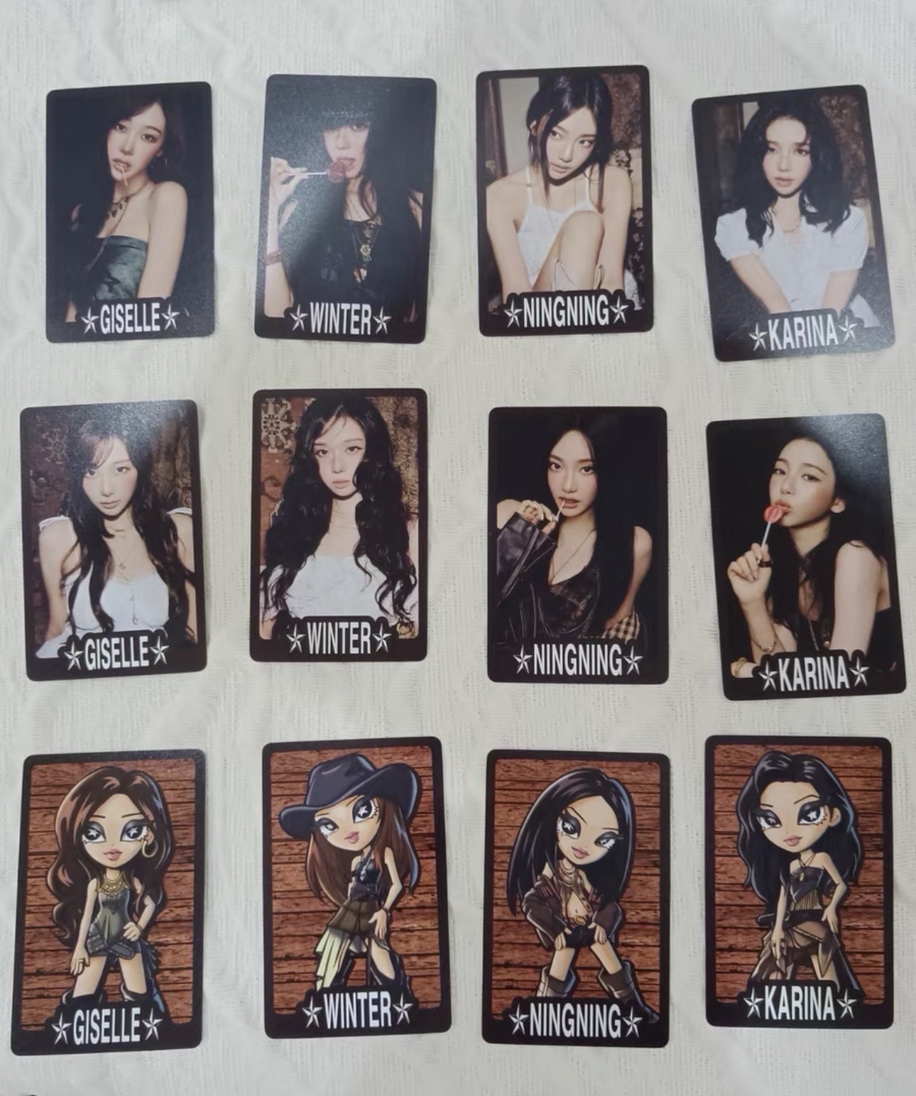 aespa 2026年曆 小卡  set 三張一套