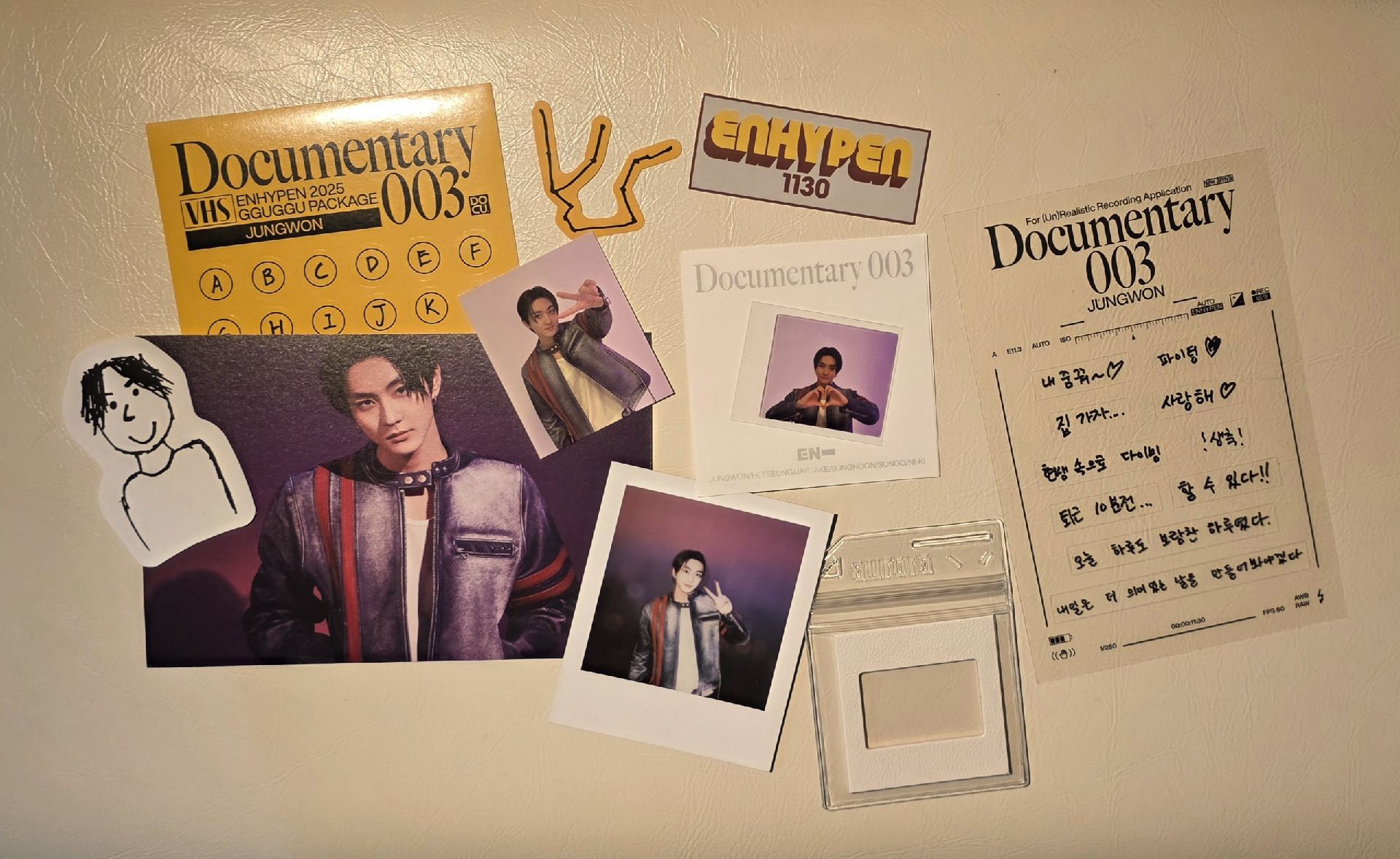 元  2025 Ggu 咕咕盒 成員組 明信片 拍立得 手繪自畫像貼紙 底片 拆賣