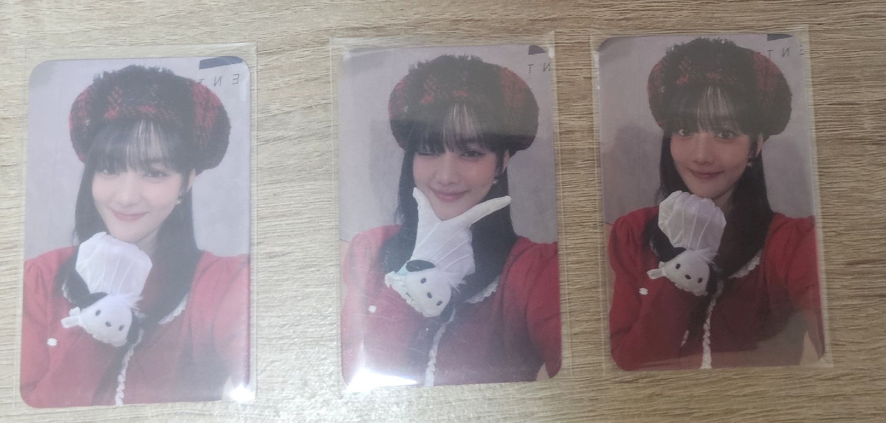 i-dle minnie <HER>mok特典 一套三張