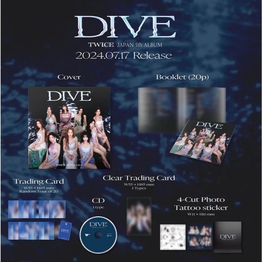 TWICE JP正規五 專輯 初回限定A盤 B盤 通常盤