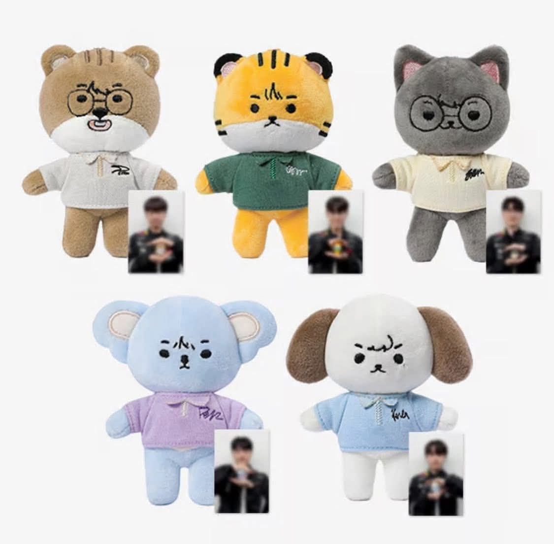 主場日二代動物娃 10cm 新款小卡