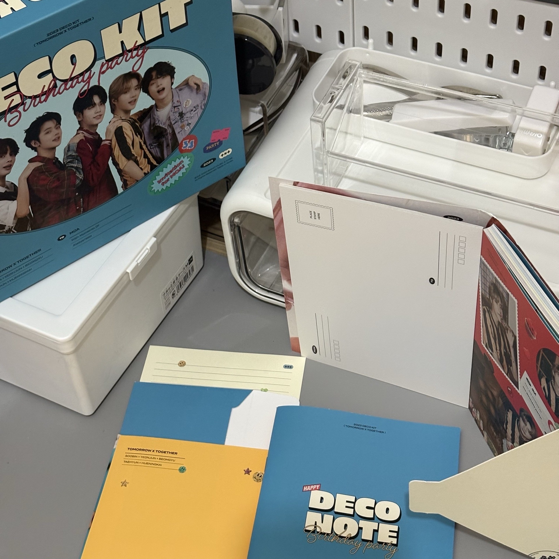 23DECO KIT(外盒+筆記本紙+信封+明信片本+筆記本)