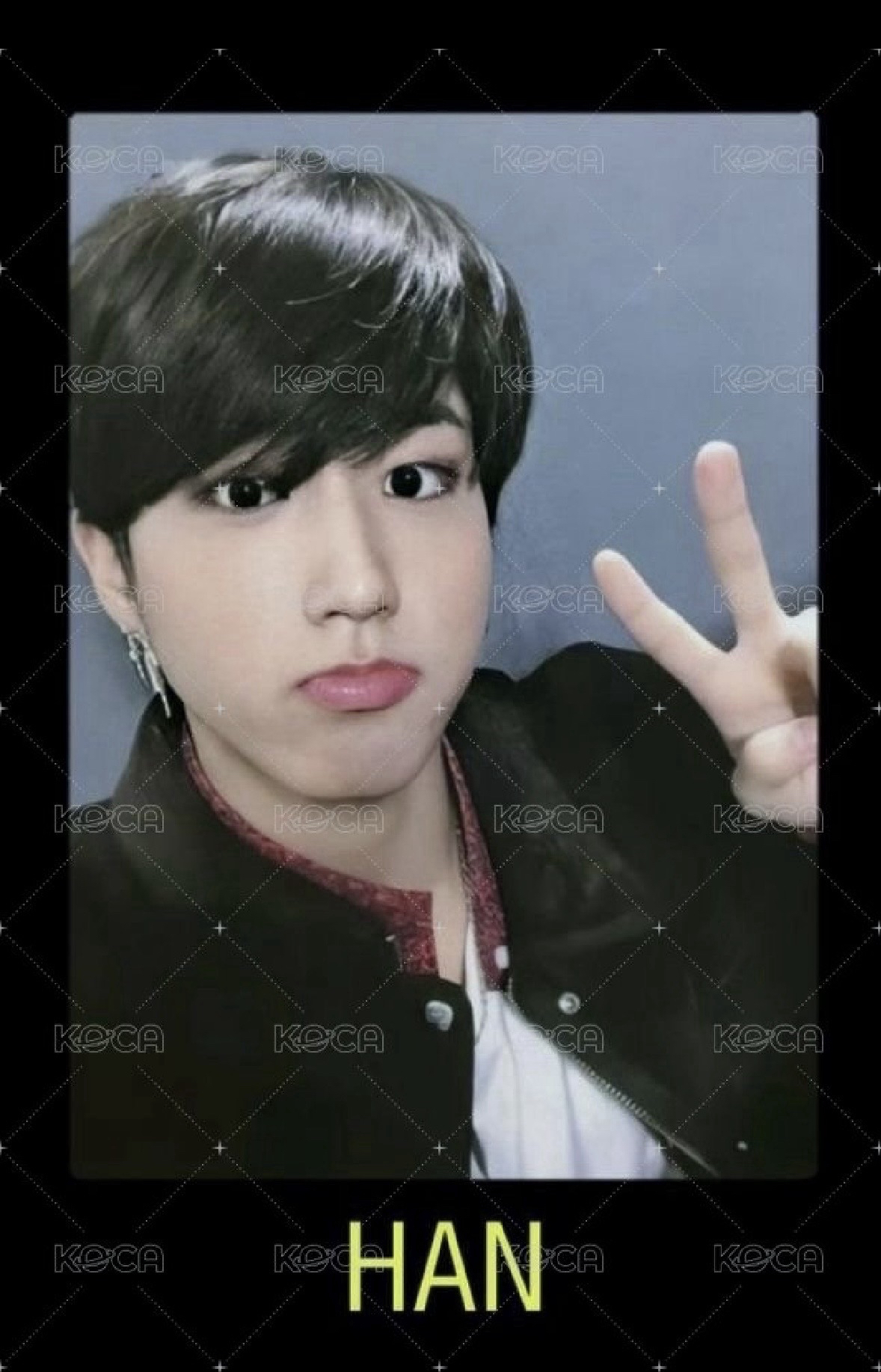Clé 1 : MIROH 專輯卡 黑 ver._Han