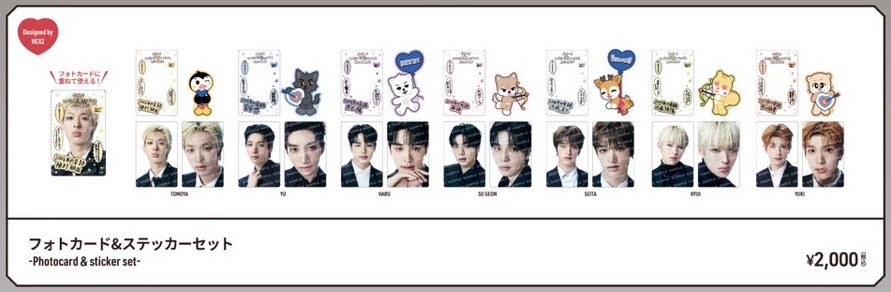 NEXZ LIVE TOUR 2026 小卡貼紙組