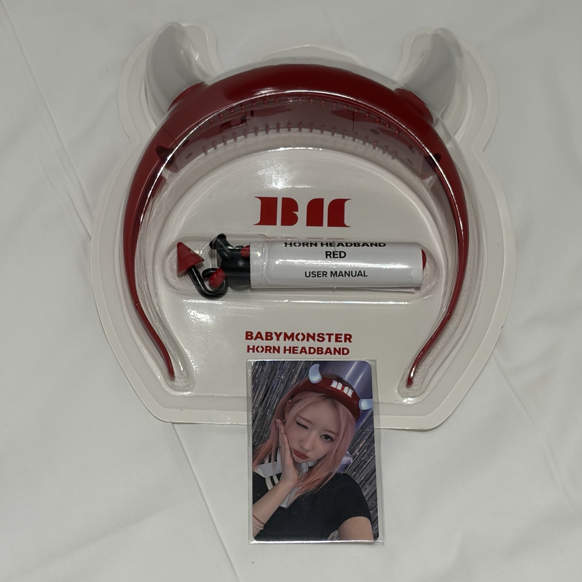 BABYMONSTER｜髮箍+藍卡