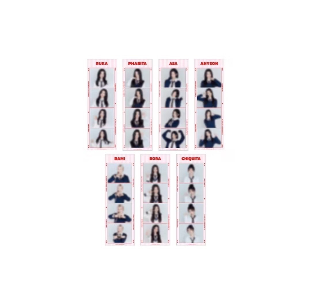 BABYMONSTER｜一週年 人生四格 證件照