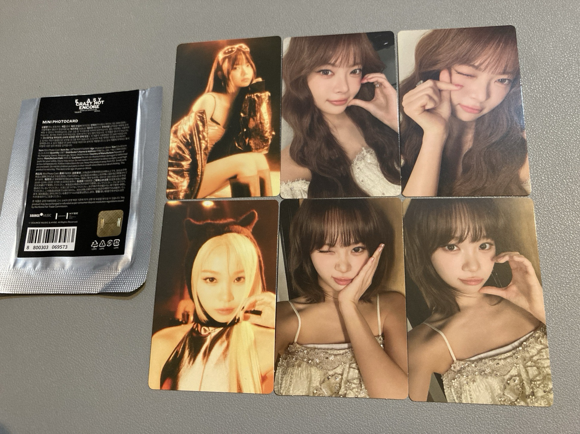 采採6張不拆（自拍x4+官拍x2）