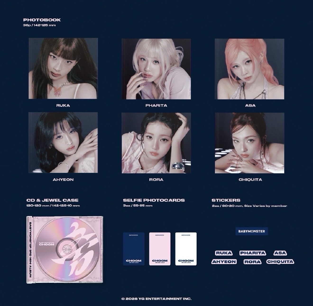 babymonster mini3單封可指定