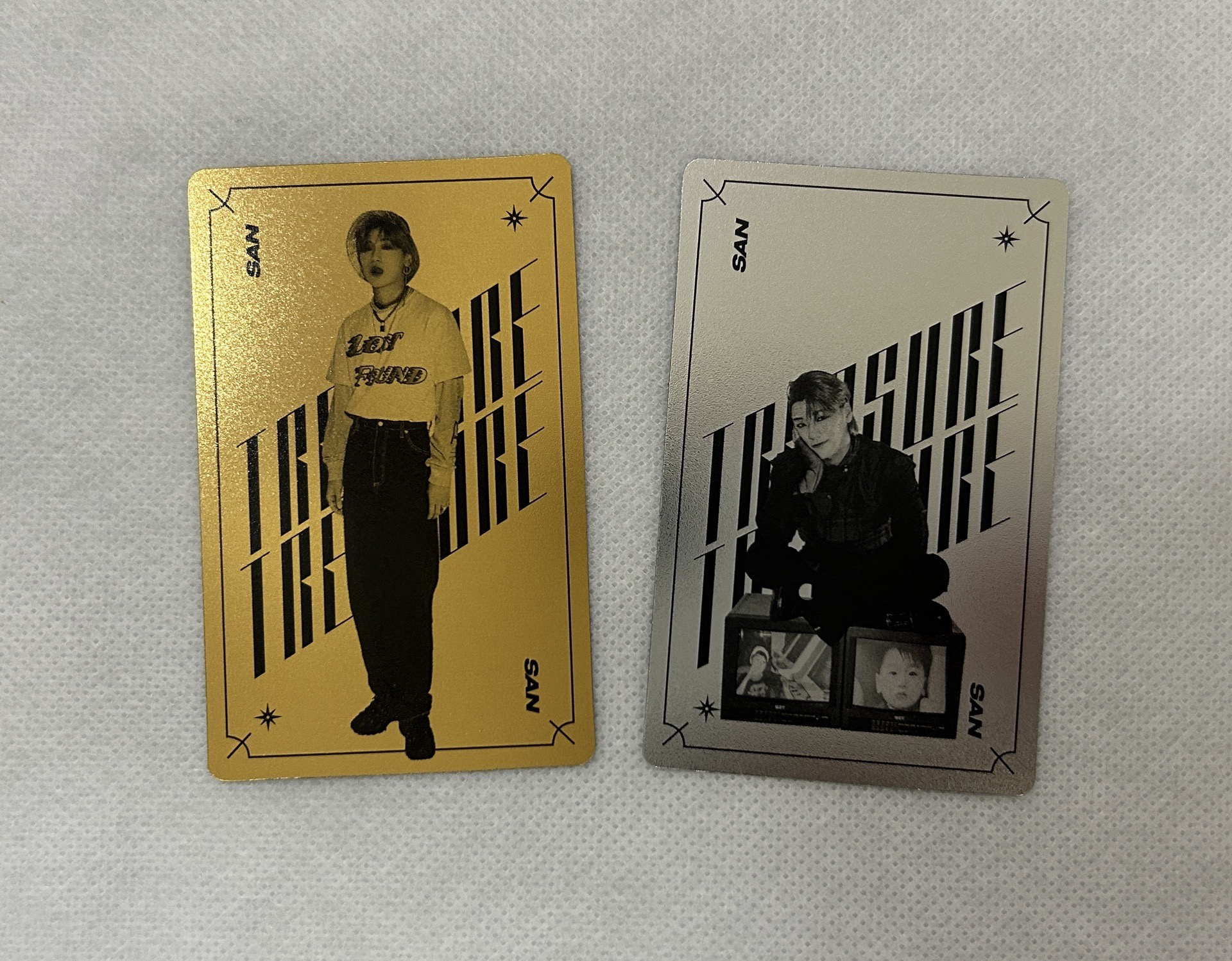 雙面金、銀寫真卡