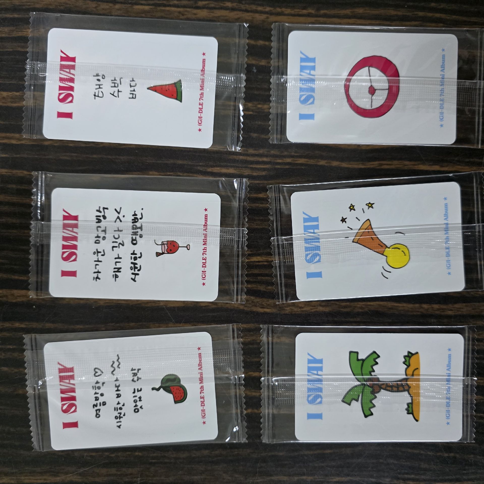 i-dle I SWAY K4 1.0 2.0線上簽售特典卡