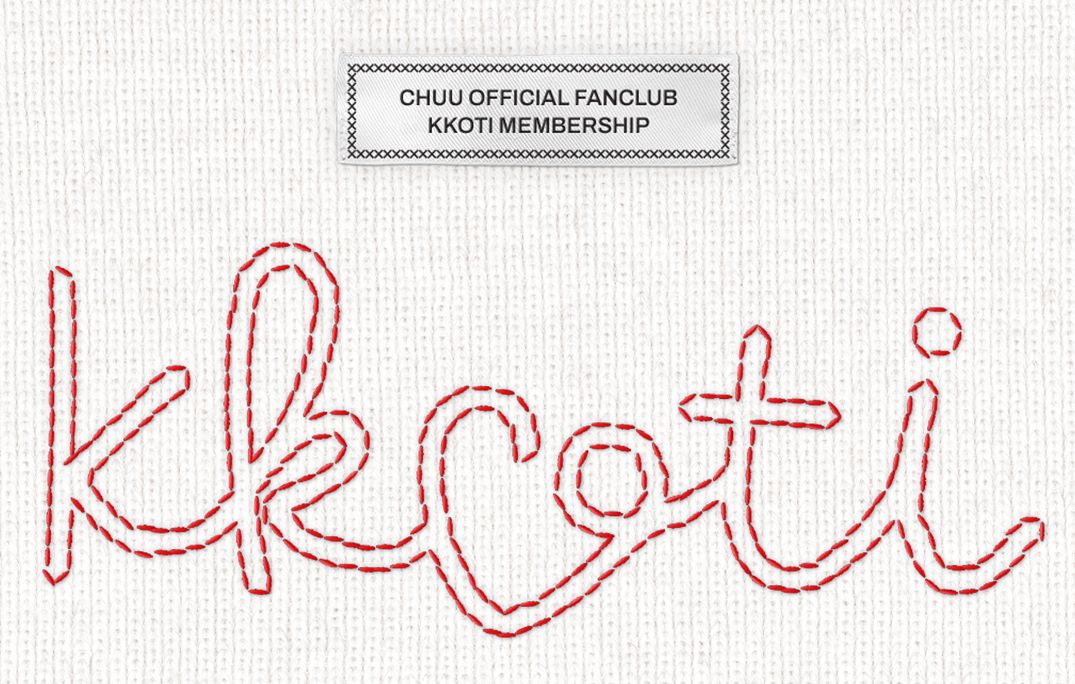 CHUU OFFICIAL FANCLUB KKOTI 3RD MEMBERSHIP