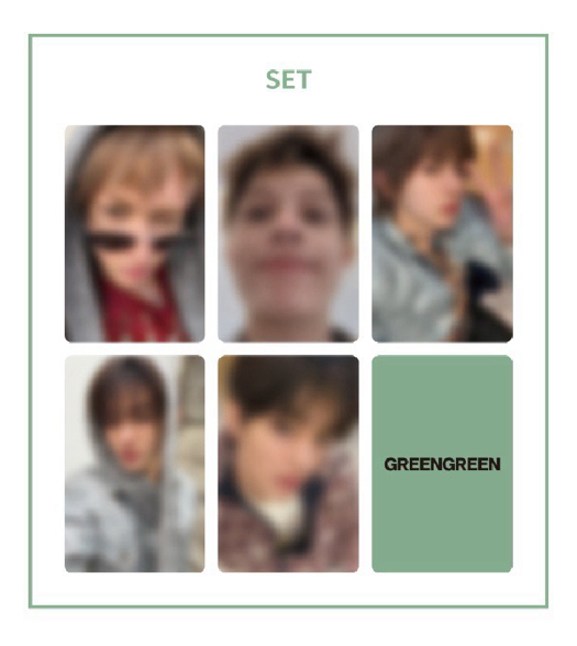 CORTIS 迷二 日咖 預售 一套五張