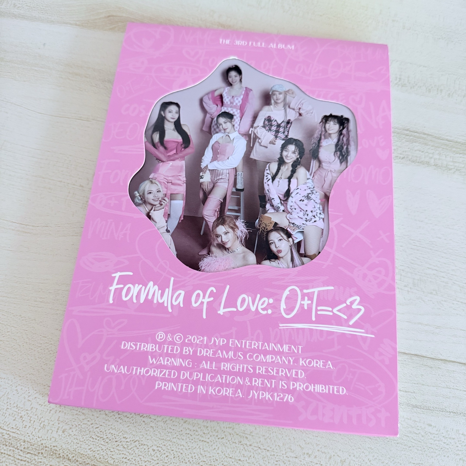 TWICE 正規三Formula of Love:O+T=<3 空專