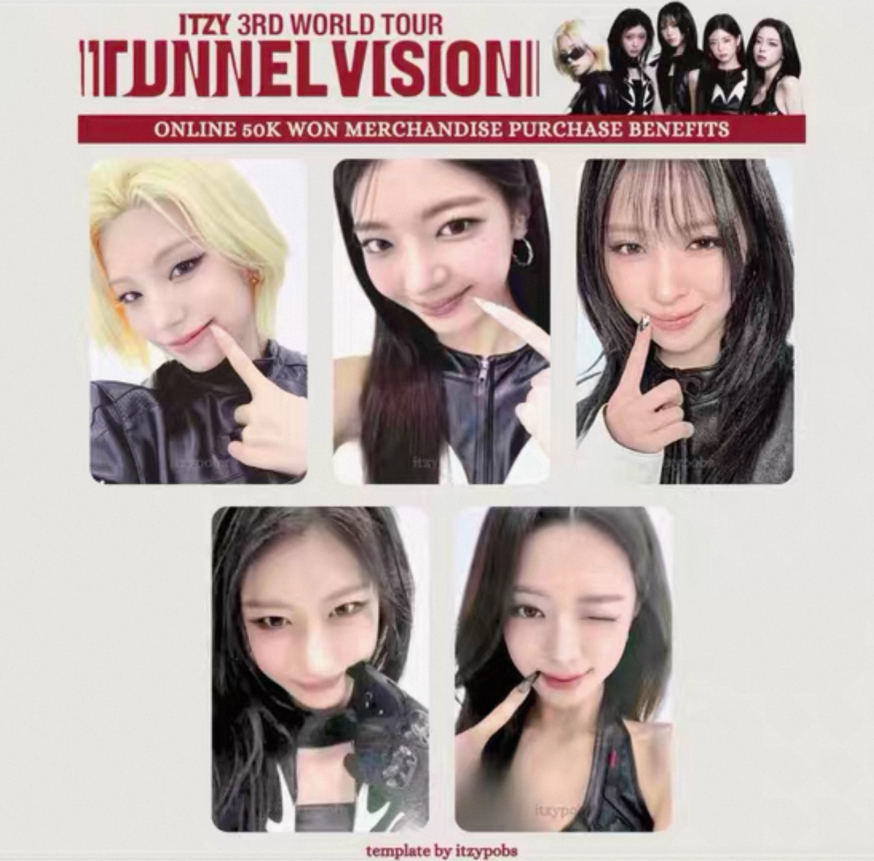 itzy 三巡場週線上滿額一套