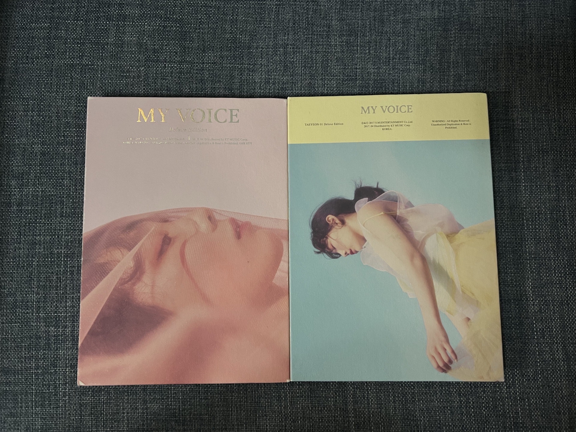 太妍 my voice 豪華粉+豪華藍空專