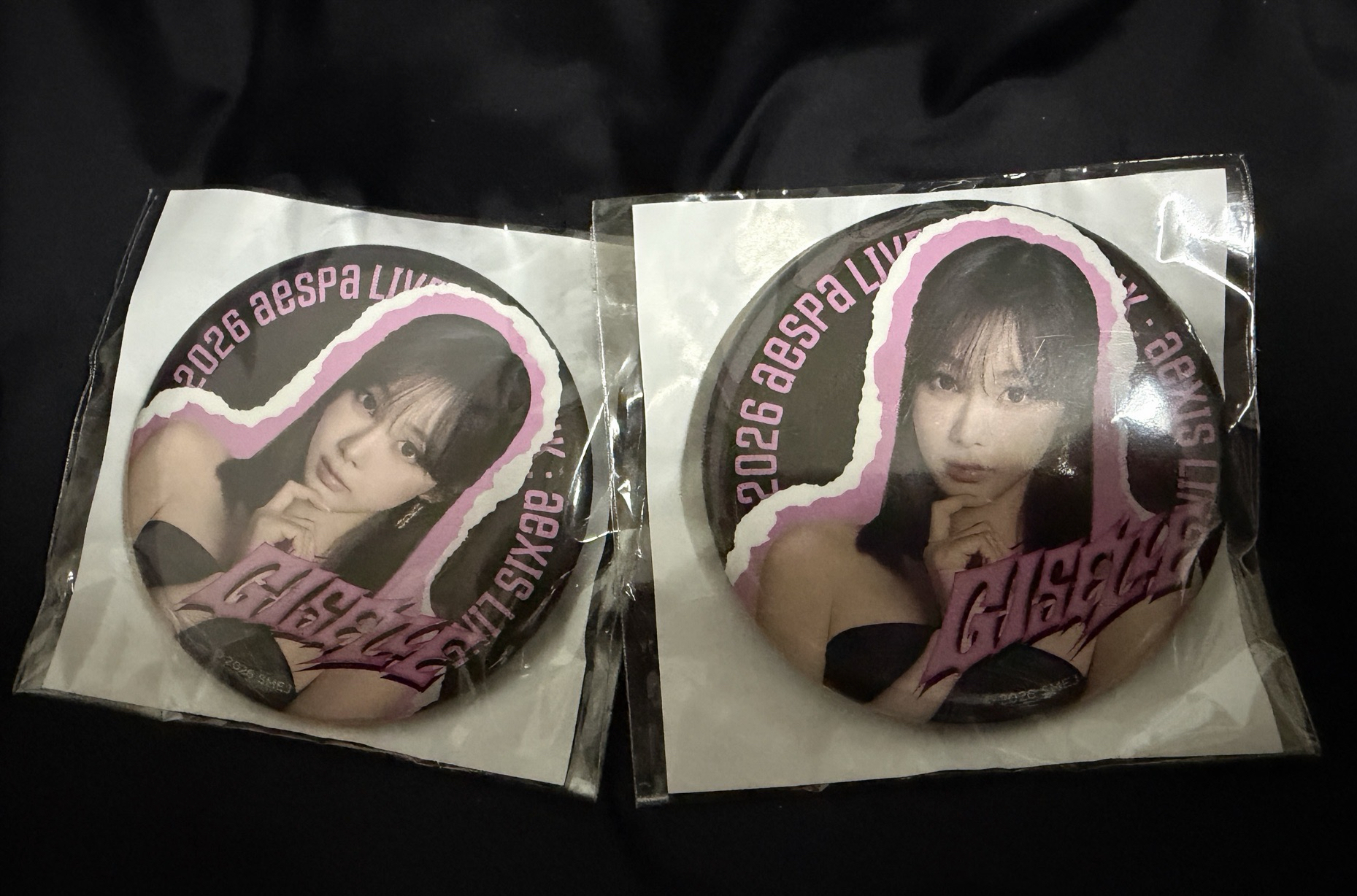 Giselle徽章（黑）