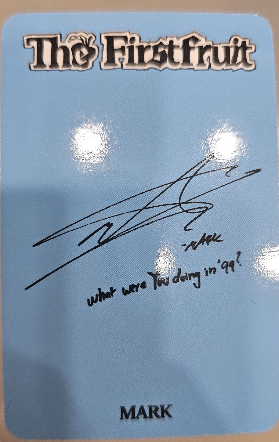 The Firstfruit 藍版專卡