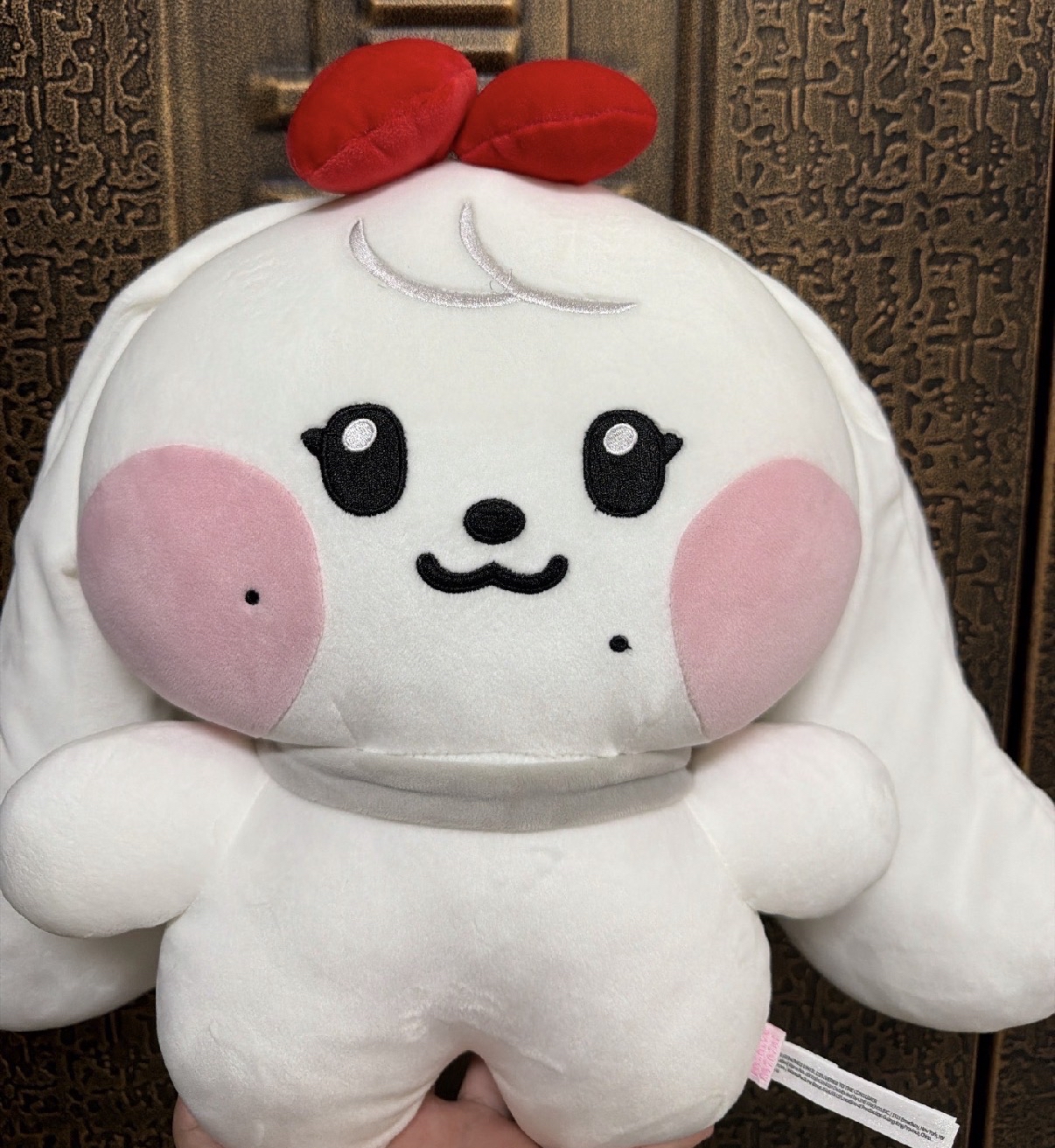 IVE X LINE FRIENDS 員瑛大娃 FLAT PLUSH CHERRY