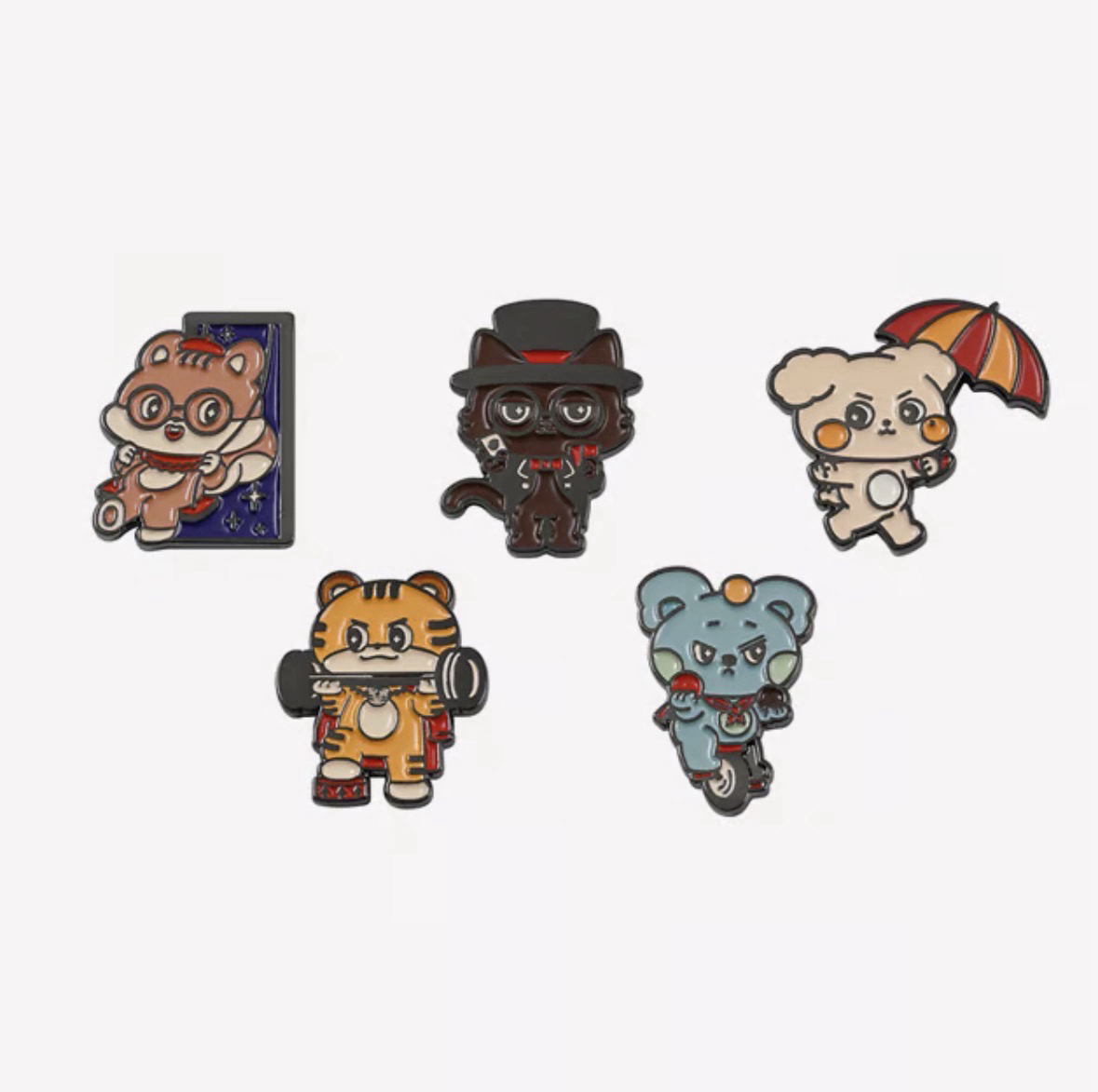 T1馬戲團 徽章組