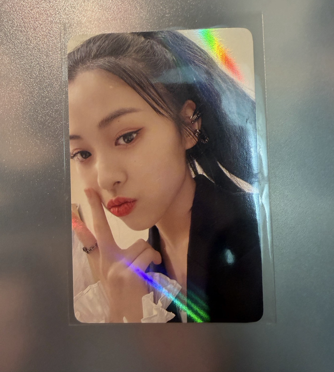 ITZY WITHMUU WM 留真 RYUJIN 官方 CHECKMATE 特典卡 小卡