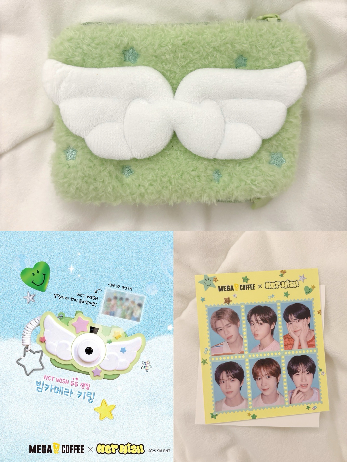 nctwish mega 錢包+投影相機+貼紙