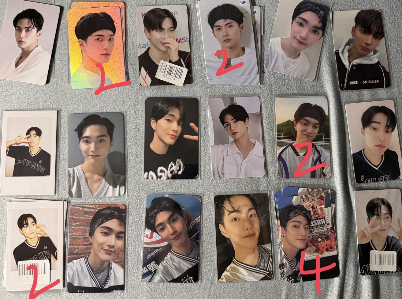 洪承漢RIIZE時期小卡