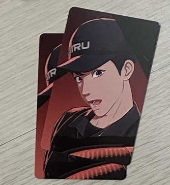 包包卡💙（紅色背景）