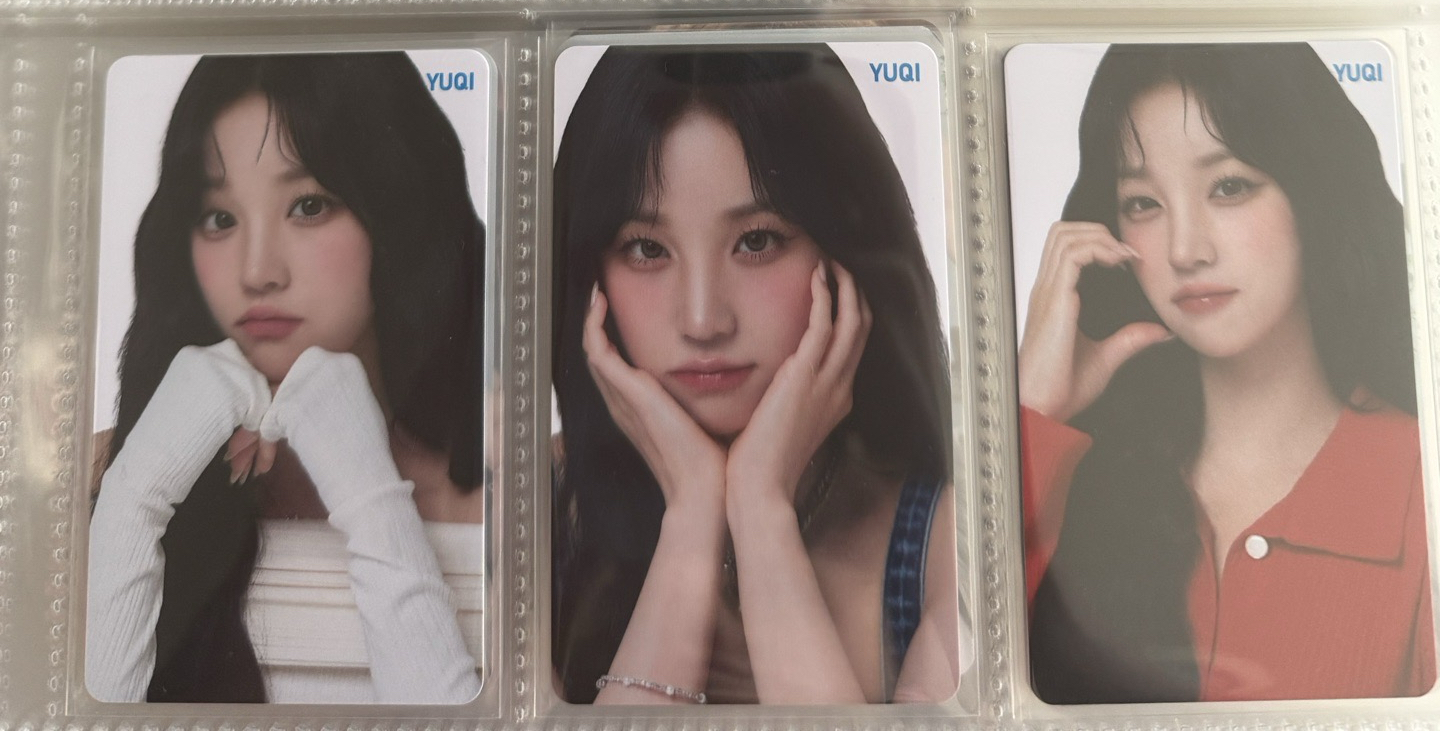 代言卡三張一套