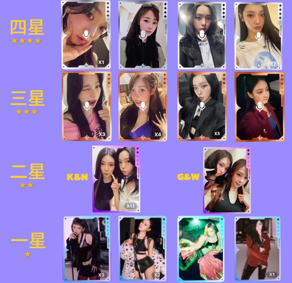 RICH man 星光卡 （單出）