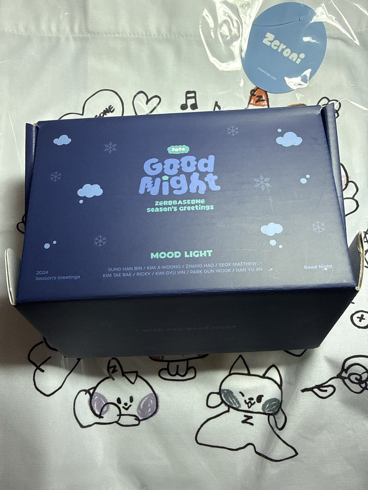 ZB1 夜燈 全新未使用