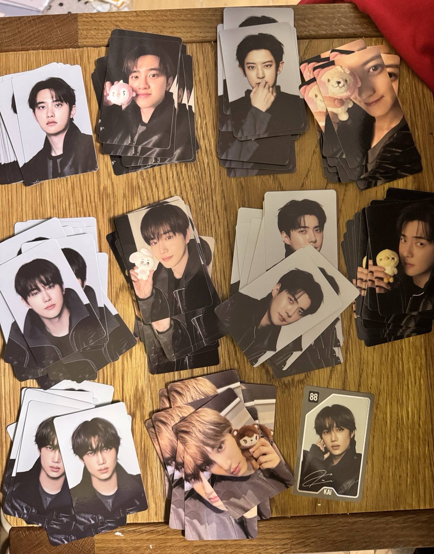 EXO六巡首爾場週 隨機卡包全員官拍+自拍組