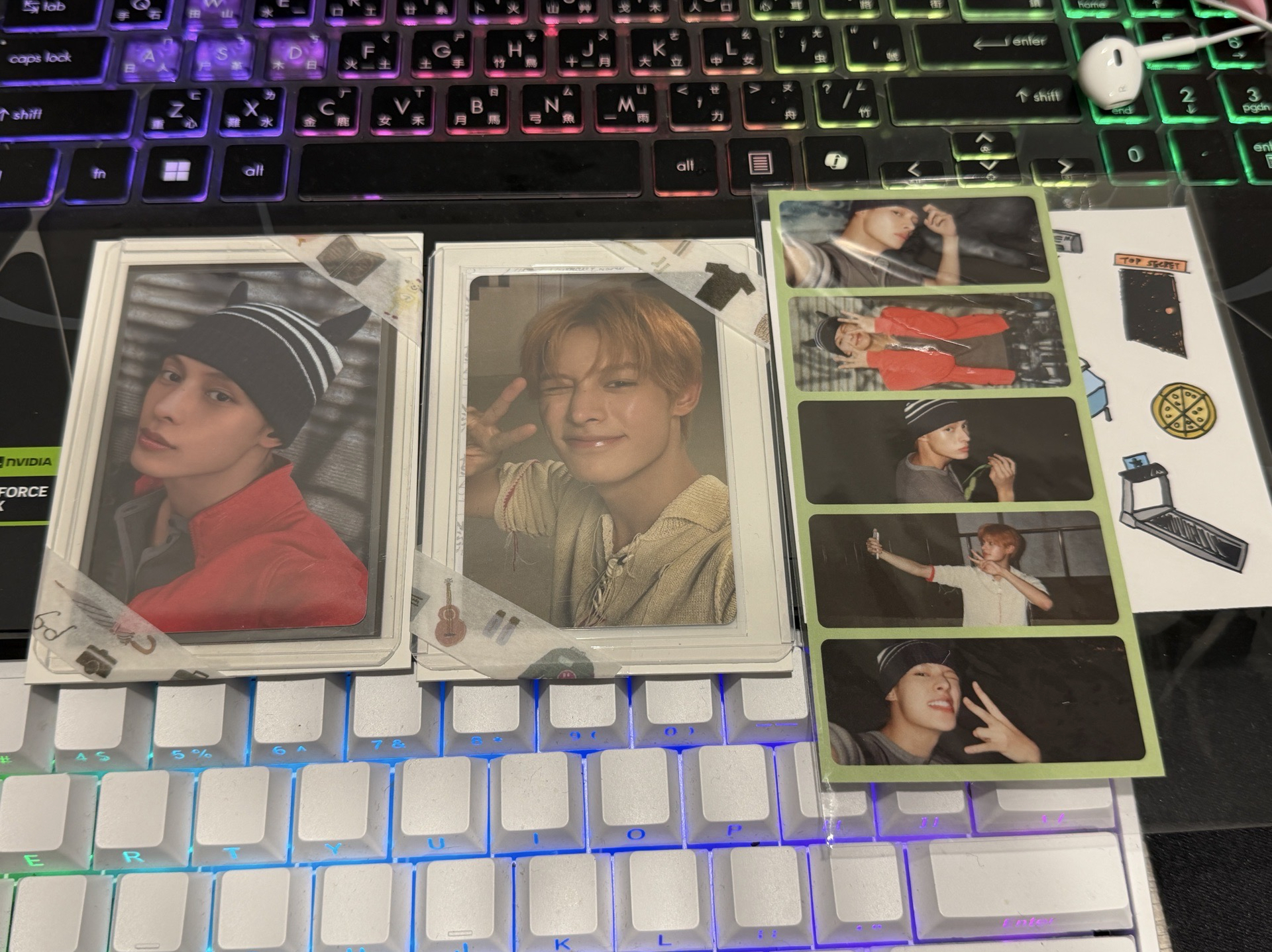 趙雨凡 年曆卡+五格卡+貼紙*1