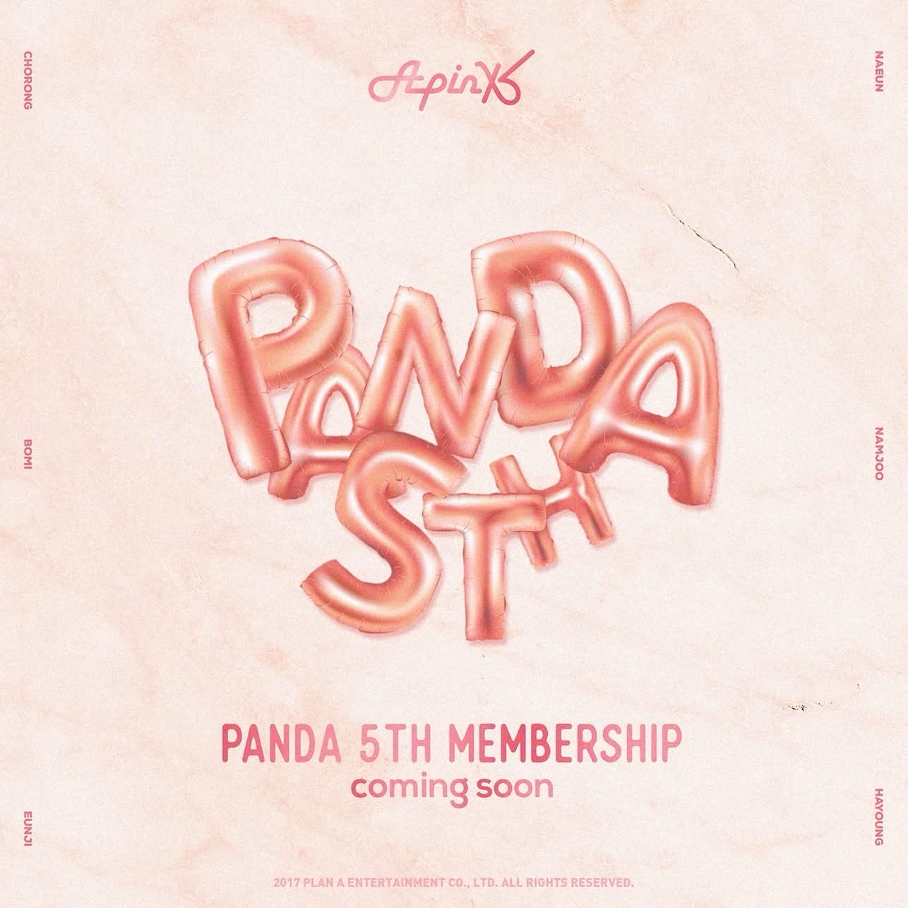 PANDA 5th MEMBERSHIP