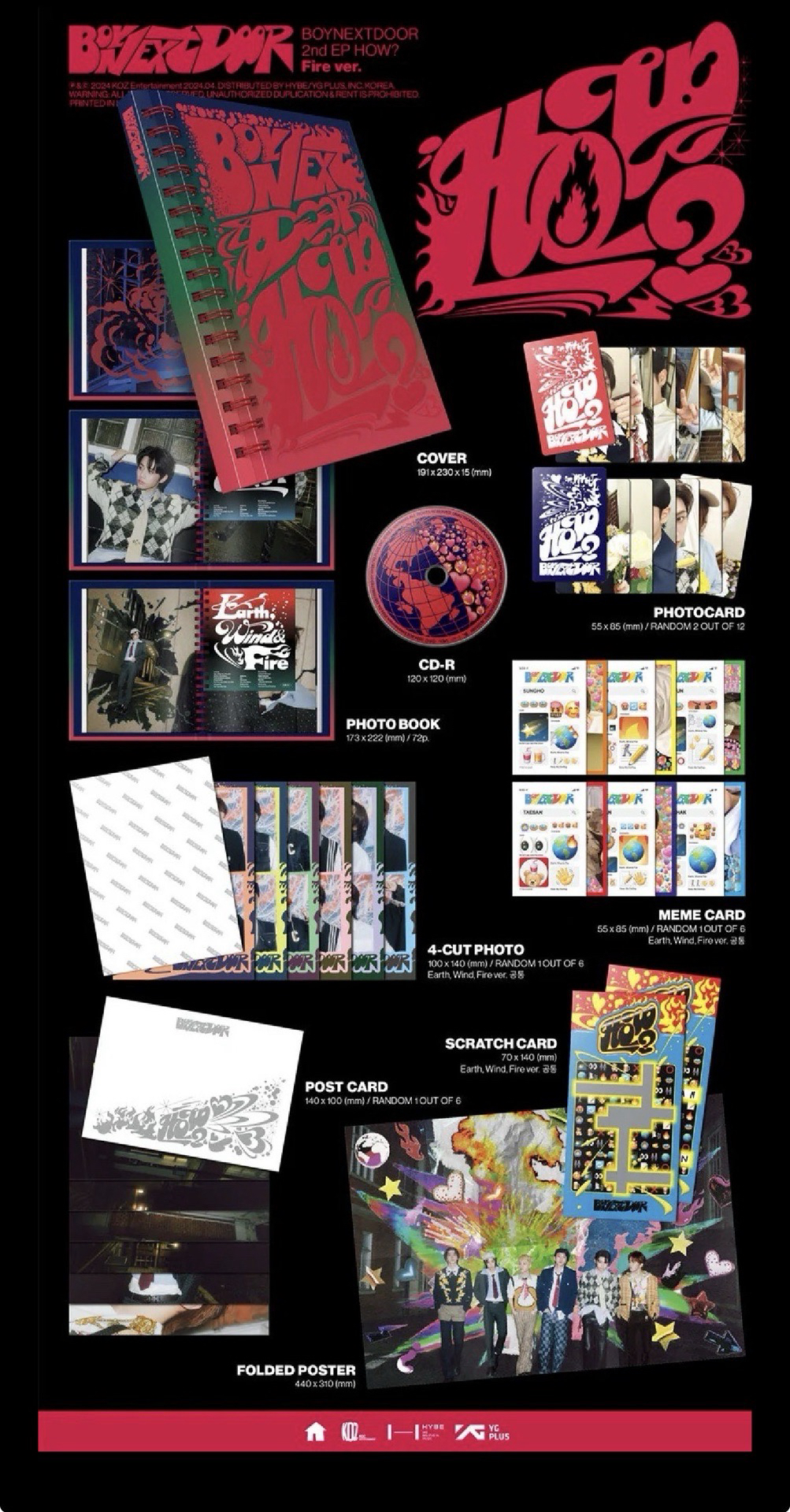 BOYNEXTDOOR HOW? 專輯 ✨未拆專 現貨